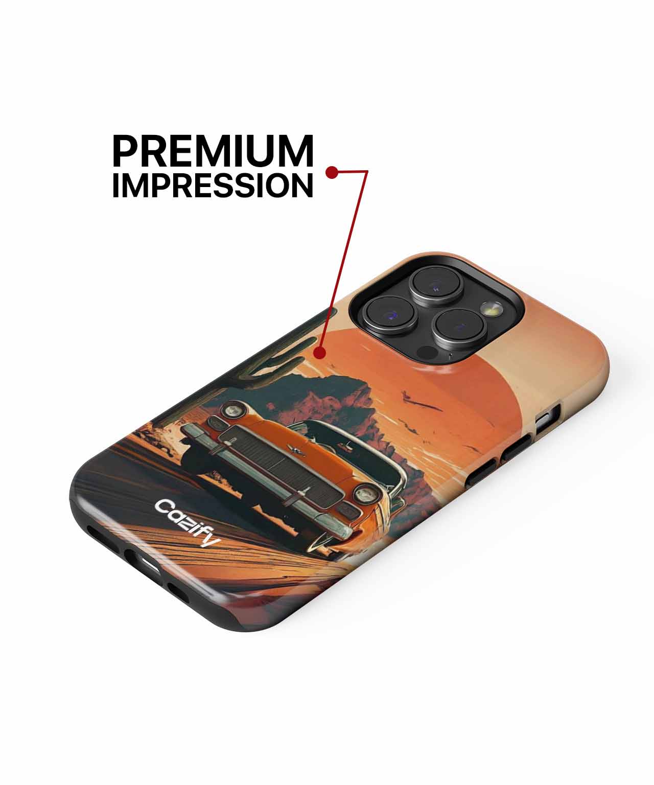 Sunny Vintage Road Trip Adventure iPhone case Case Cazify - Delivery Canada