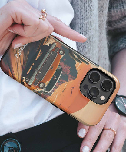 Sunny Vintage Road Trip Adventure iPhone case Case Cazify - Delivery Canada