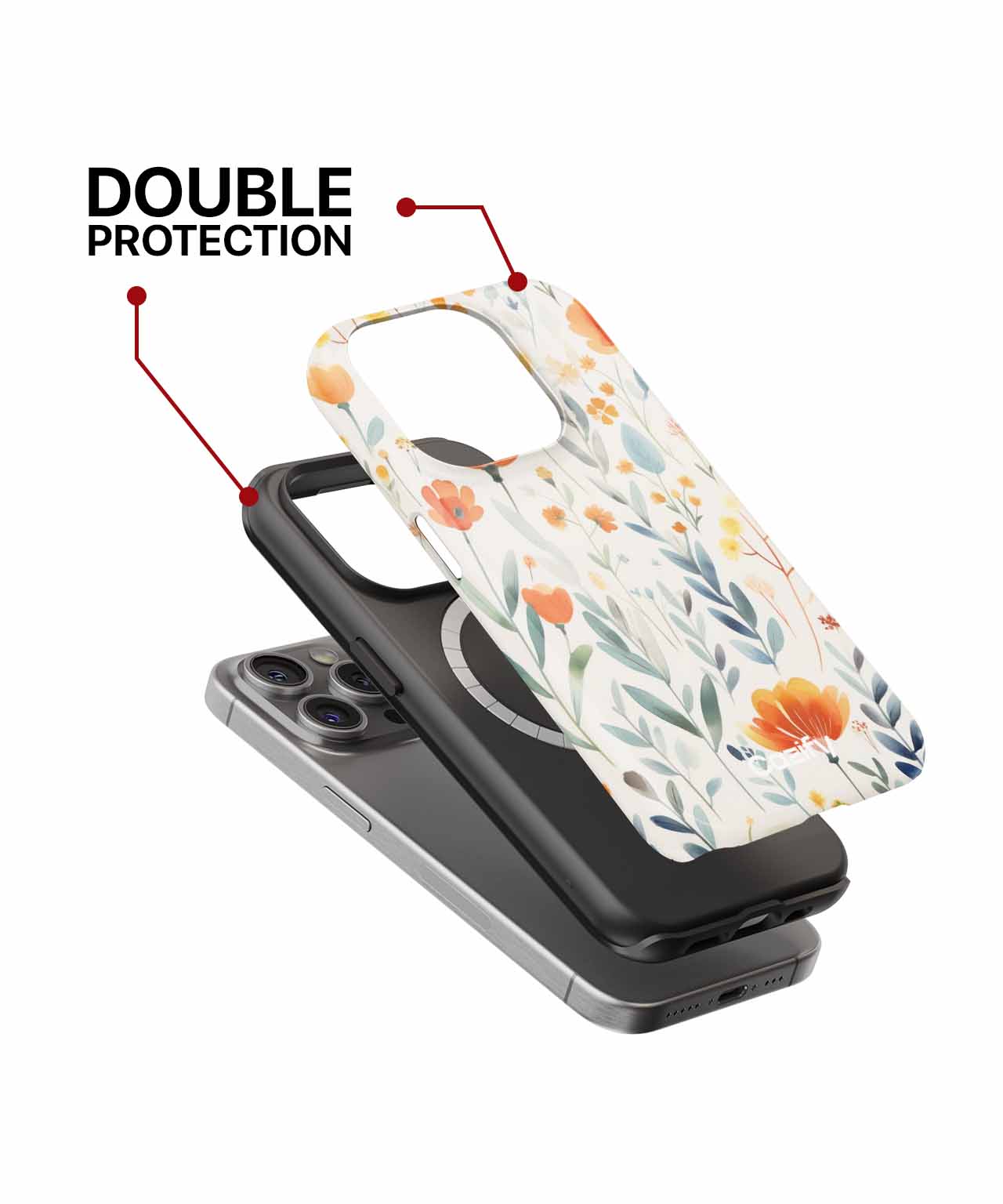 Sunny Whimsy Garden of Blooms iPhone case Case Cazify - Delivery Canada