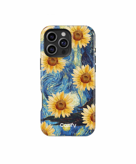 Sunny Whirls of Joyful Blooms iPhone case Case Cazify - Delivery Canada