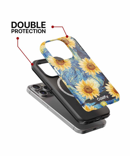 Sunny Whirls of Joyful Blooms iPhone case Case Cazify - Delivery Canada