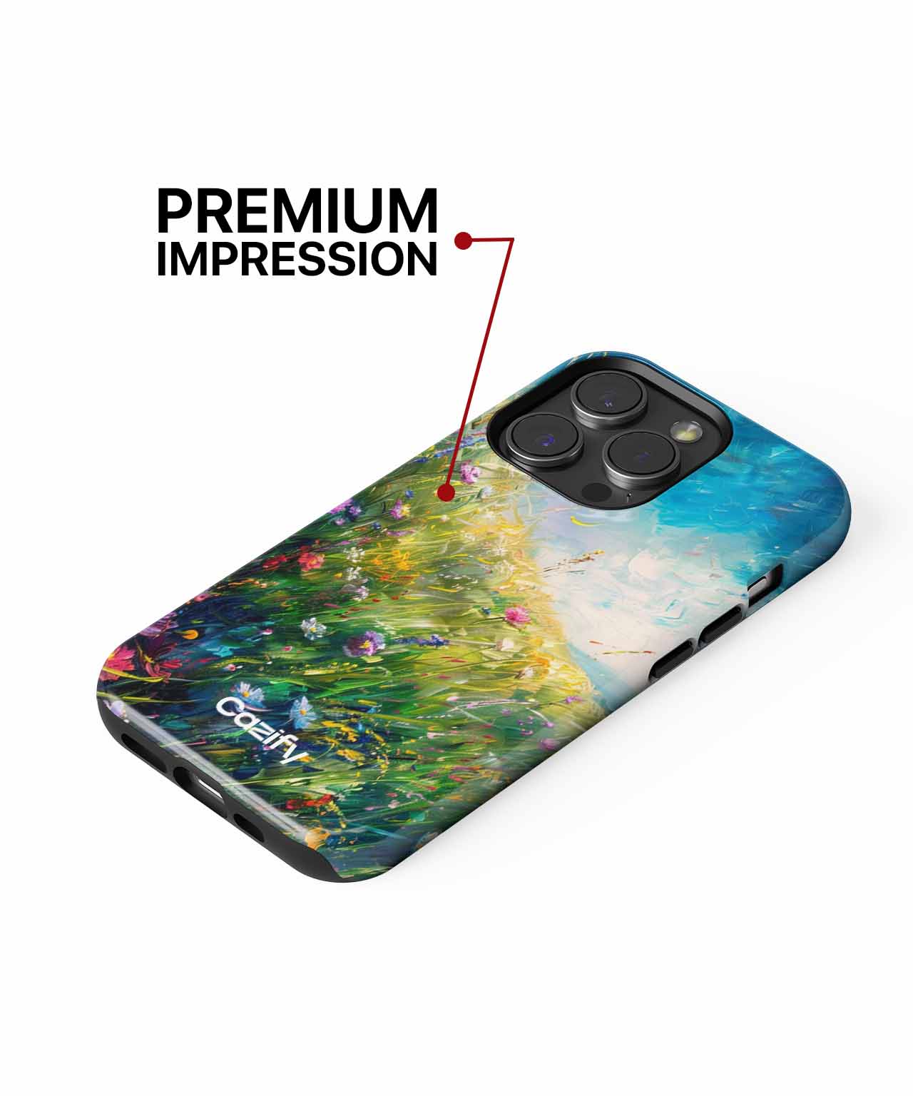 Sunny Wildflower Dance in the Breeze iPhone case Case Cazify - Delivery Canada