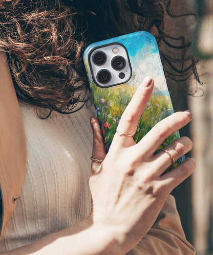 Sunny Wildflower Dance in the Breeze iPhone case Case Cazify - Delivery Canada