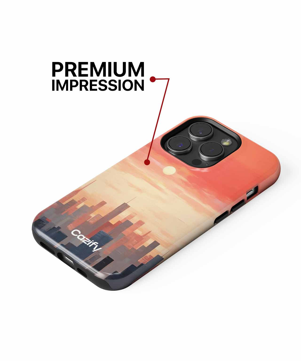 Sunset Over Urban Dreams iPhone case Case Cazify - Delivery Canada