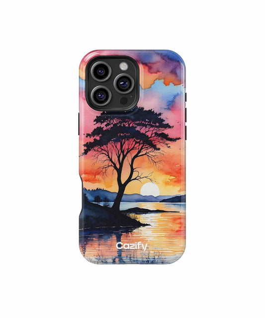 Sunset Serenade Over Tranquil Waters iPhone case Case Cazify - Delivery Canada
