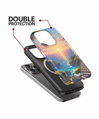 Sunset Serenity by the Sea iPhone case Case Cazify - Delivery Canada