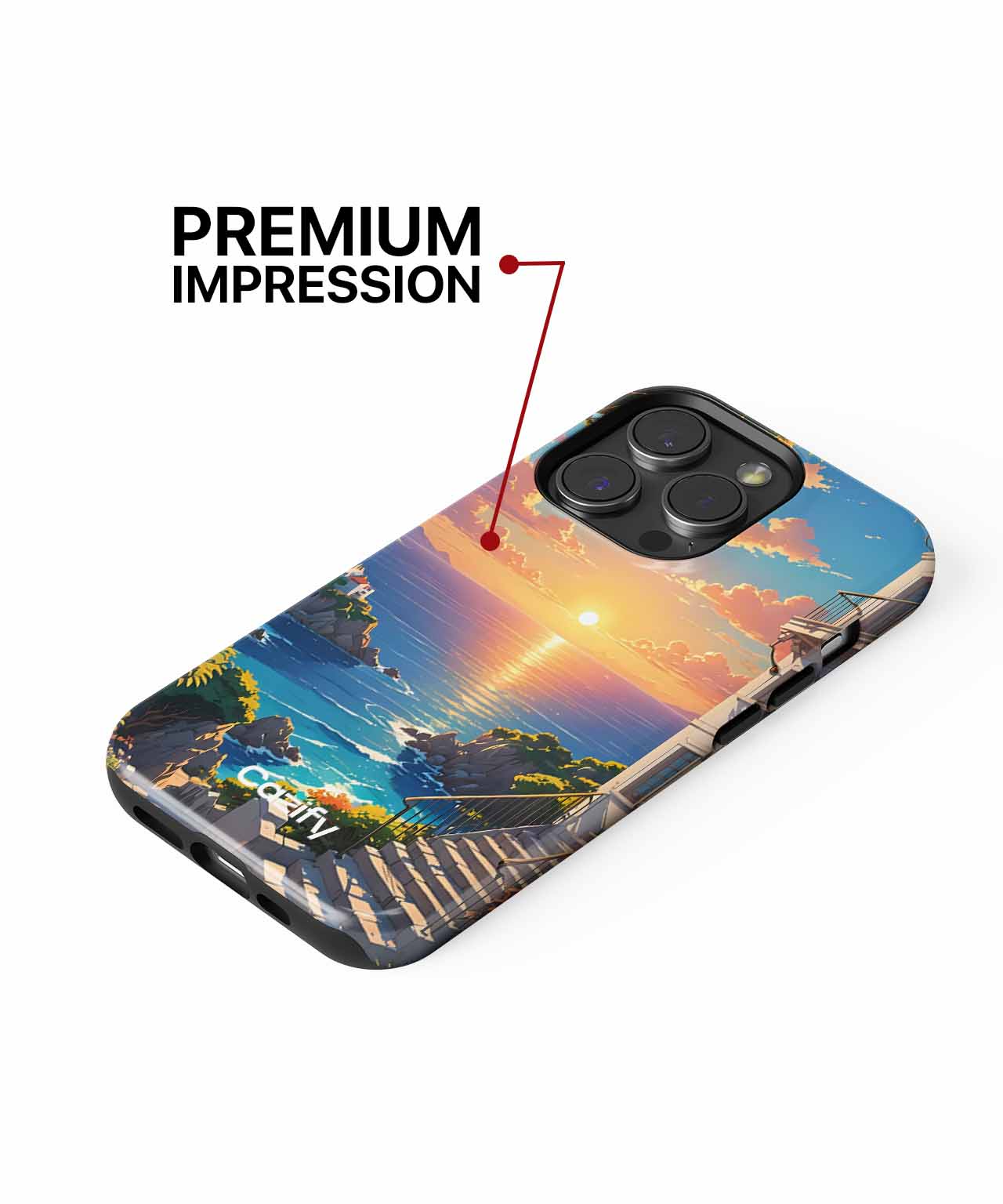 Sunset Serenity by the Sea iPhone case Case Cazify - Delivery Canada