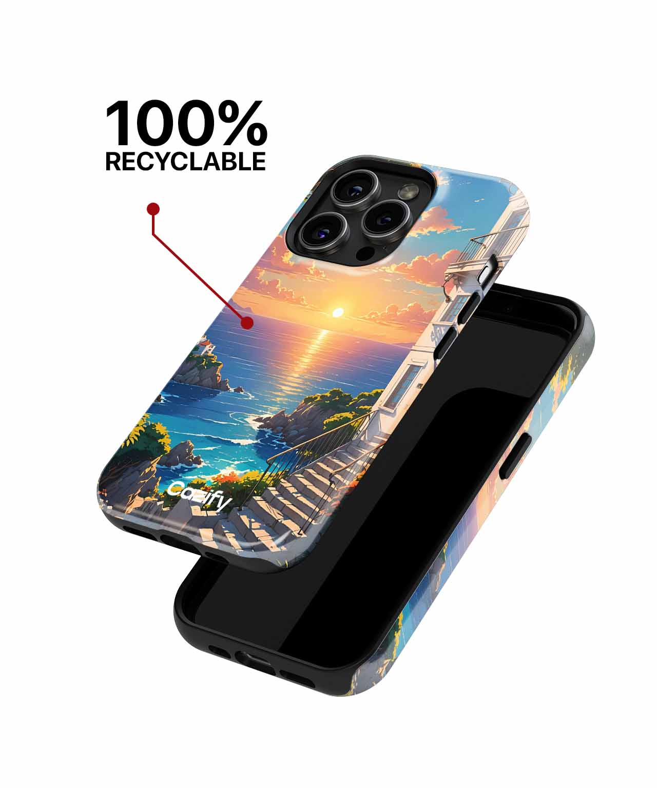 Sunset Serenity by the Sea iPhone case Case Cazify - Delivery Canada