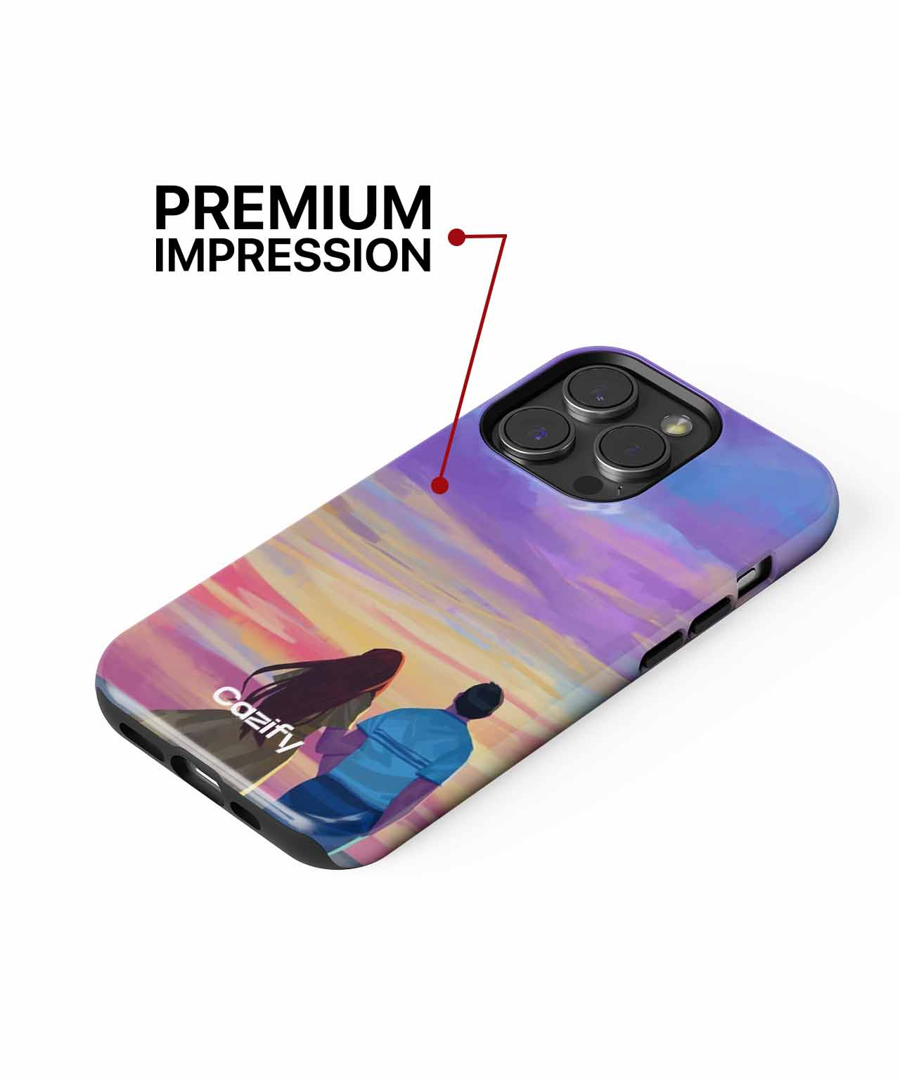 Sunset Stroll With a View iPhone case Case Cazify - Delivery Canada