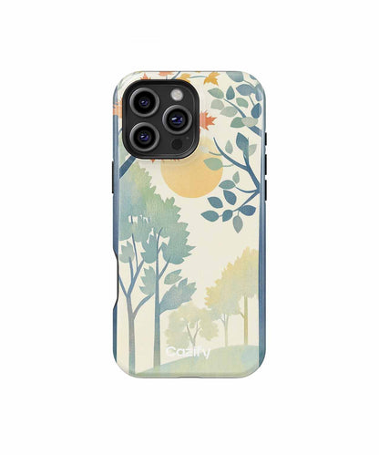 Sunshine and Fall Leaves Dance iPhone case Case Cazify - Delivery Canada