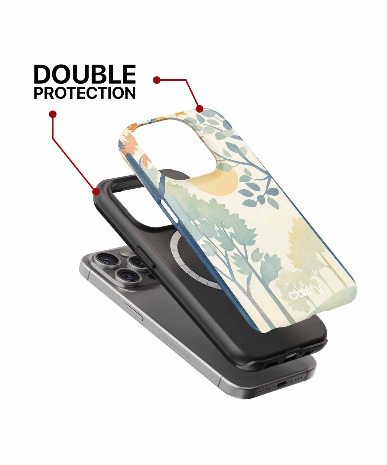 Sunshine and Fall Leaves Dance iPhone case Case Cazify - Delivery Canada