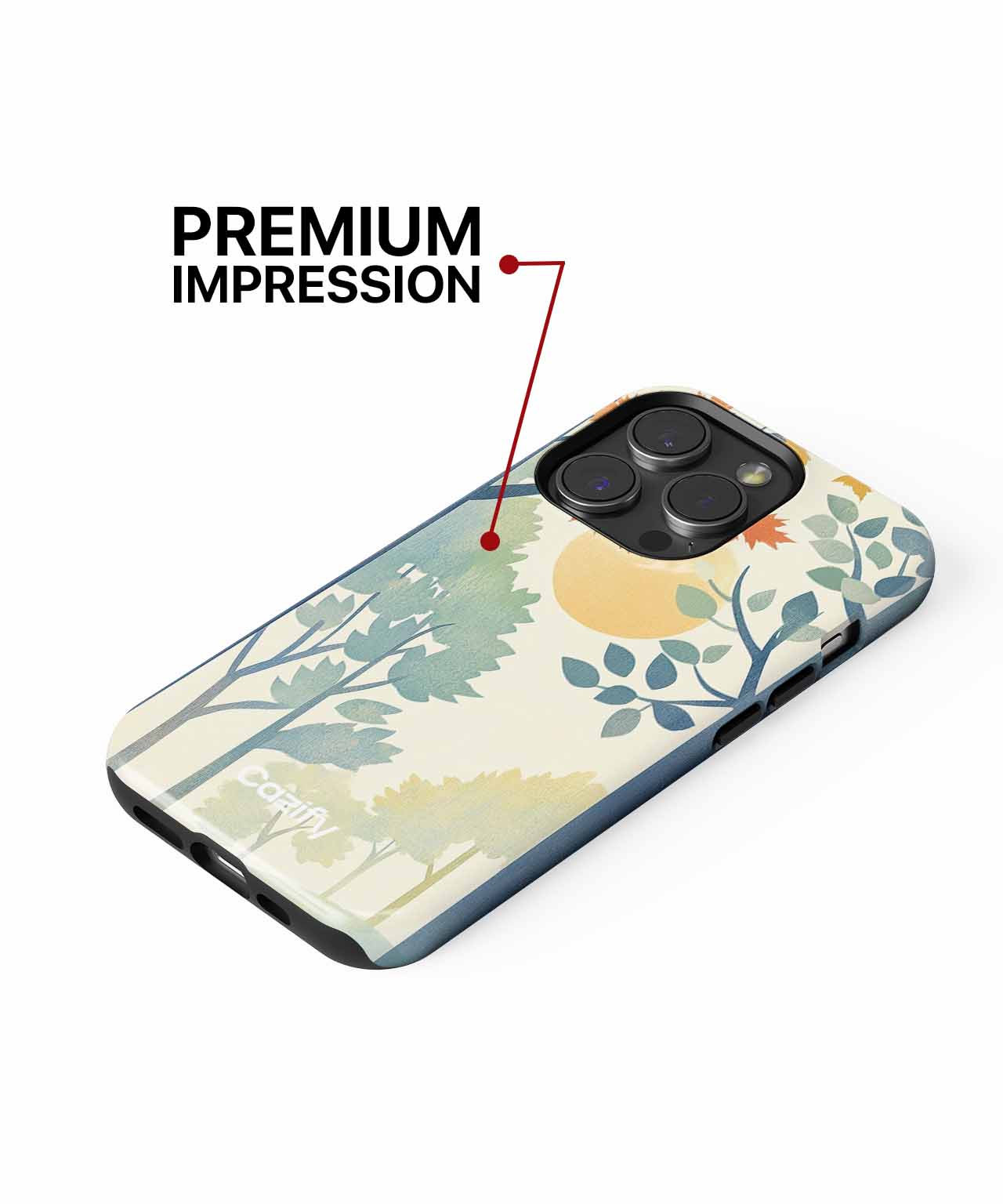 Sunshine and Fall Leaves Dance iPhone case Case Cazify - Delivery Canada
