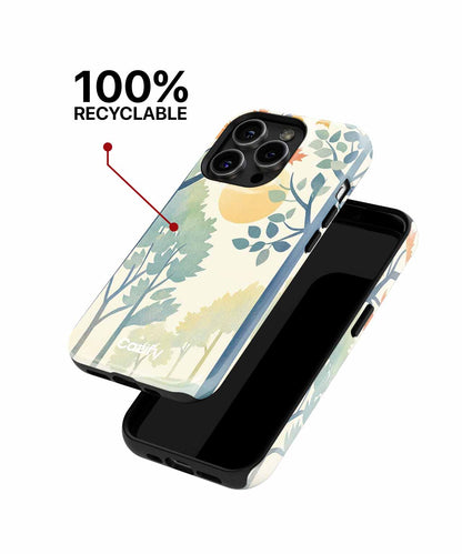 Sunshine and Fall Leaves Dance iPhone case Case Cazify - Delivery Canada