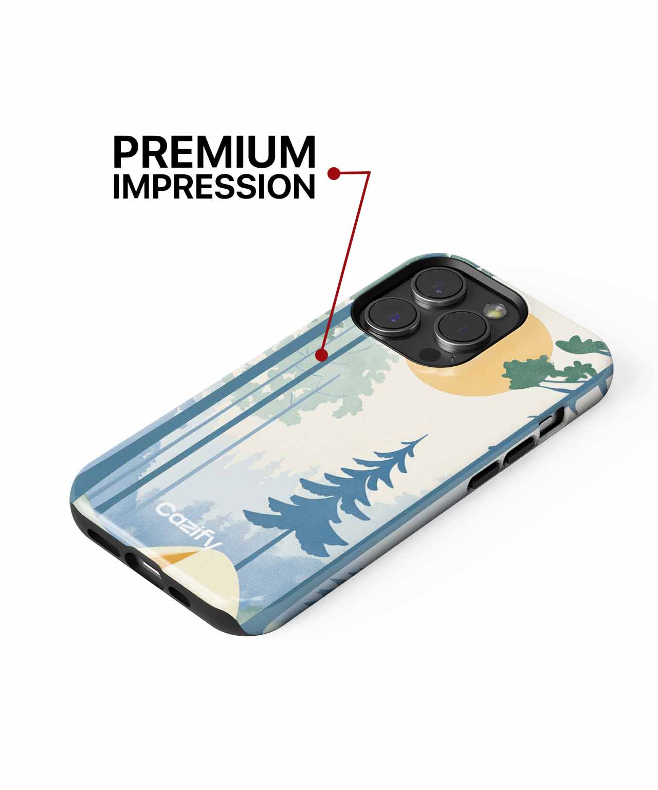 Sunshine Camping Adventure in the Woods iPhone case Case Cazify - Delivery Canada