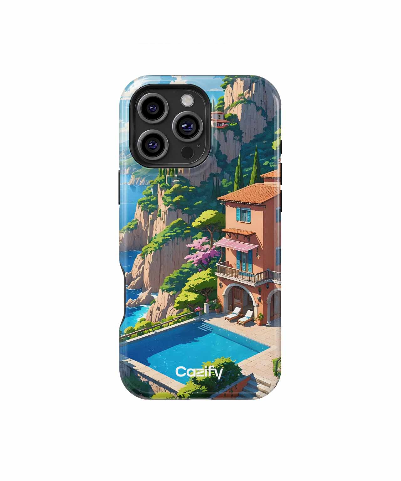 Sunshine Villa with Ocean View iPhone case Case Cazify - Delivery Canada