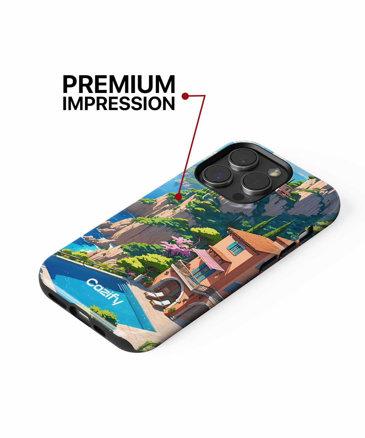 Sunshine Villa with Ocean View iPhone case Case Cazify - Delivery Canada