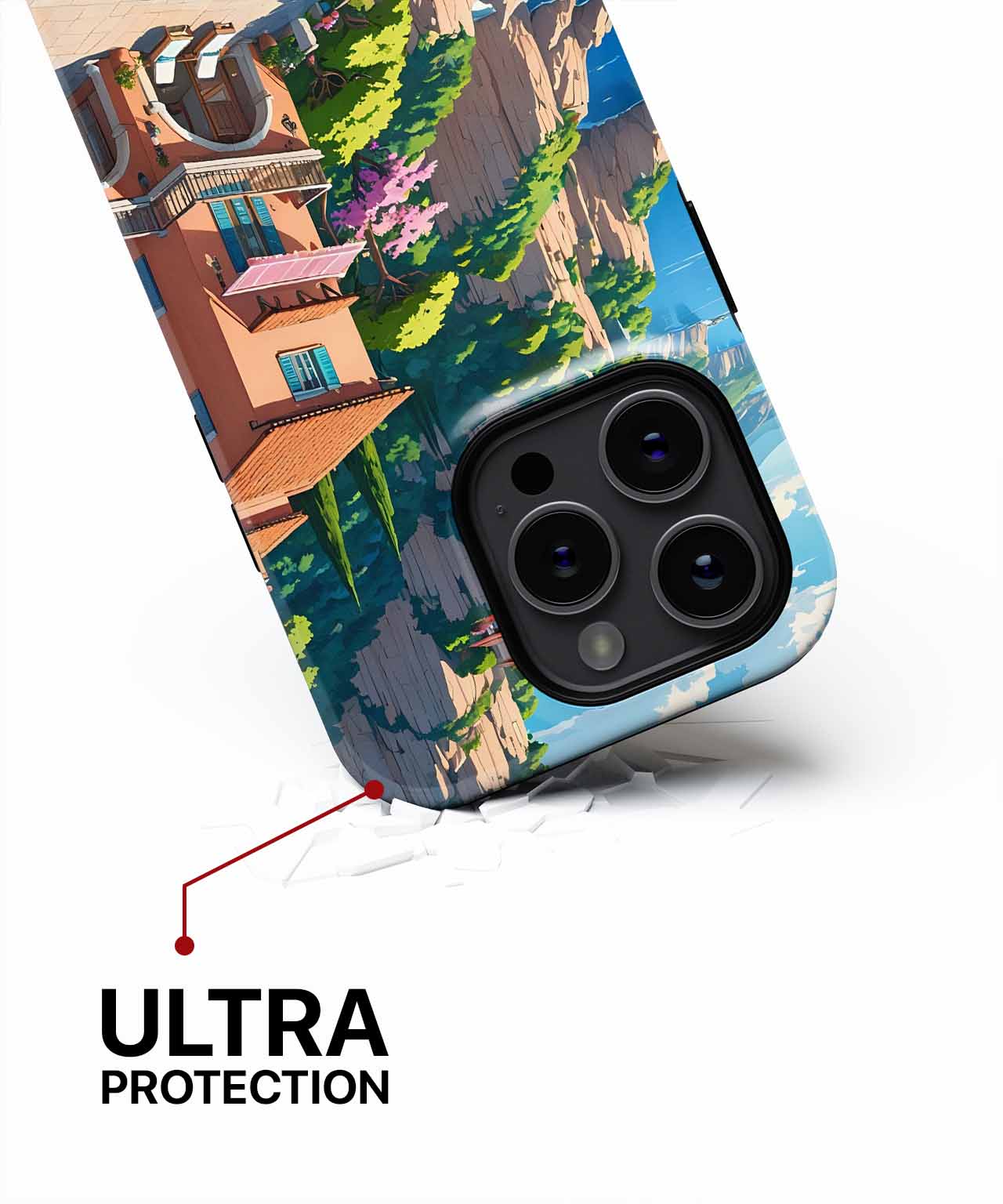 Sunshine Villa with Ocean View iPhone case Case Cazify - Delivery Canada