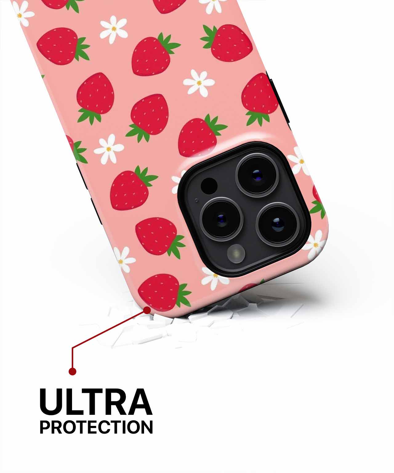 Sweet Berry Delight with Tiny Flowers iPhone case Case Cazify - Delivery Canada