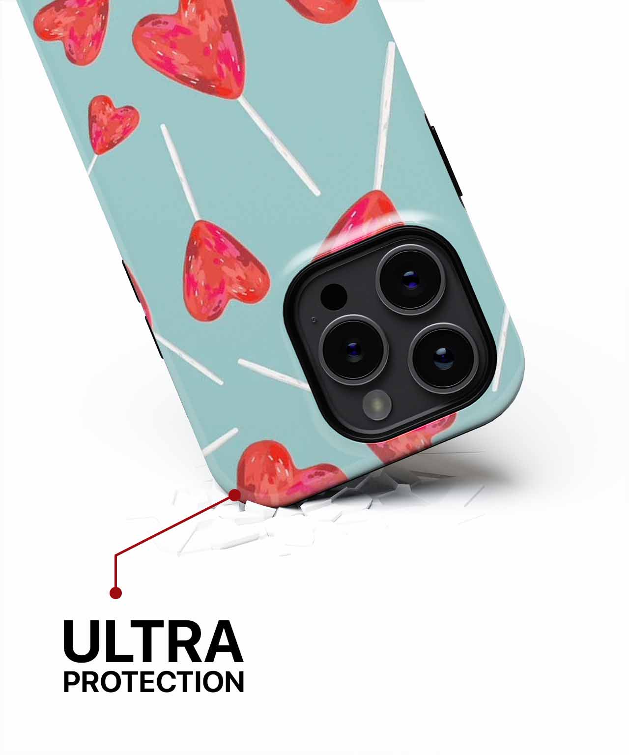 Sweet Heart Lollipops Dance Across the Sky iPhone case Case Cazify - Delivery Canada