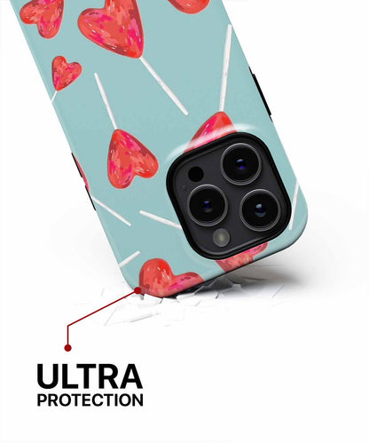Sweet Heart Lollipops Dance Across the Sky iPhone case Case Cazify - Delivery Canada