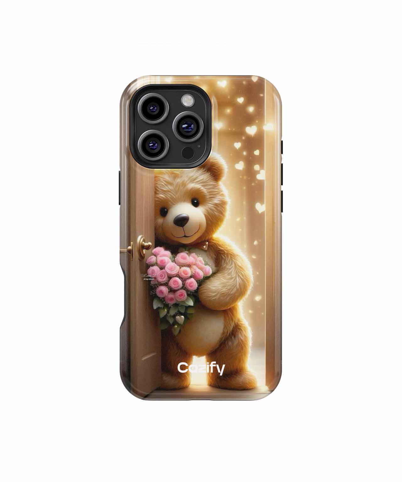 Sweet Heartfelt Teddy Bear Surprise iPhone case Case Cazify - Delivery Canada