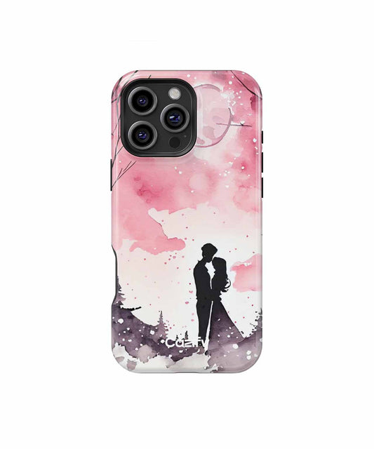 Sweet Moonlit Love Amidst Trees iPhone case Case Cazify - Delivery Canada