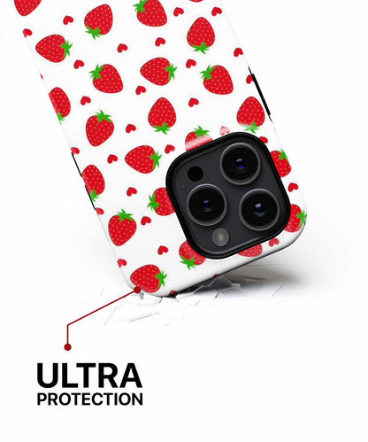 Sweet Strawberry Love Fest Pattern iPhone case Case Cazify - Delivery Canada