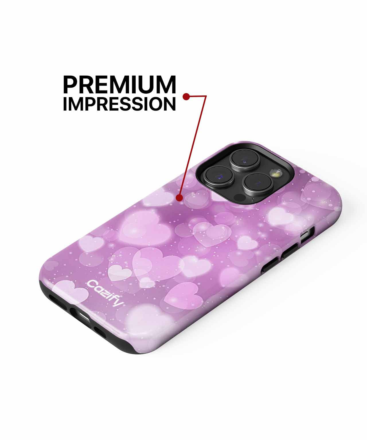 Sweet Whispers of Love in Pink iPhone case Case Cazify - Delivery Canada