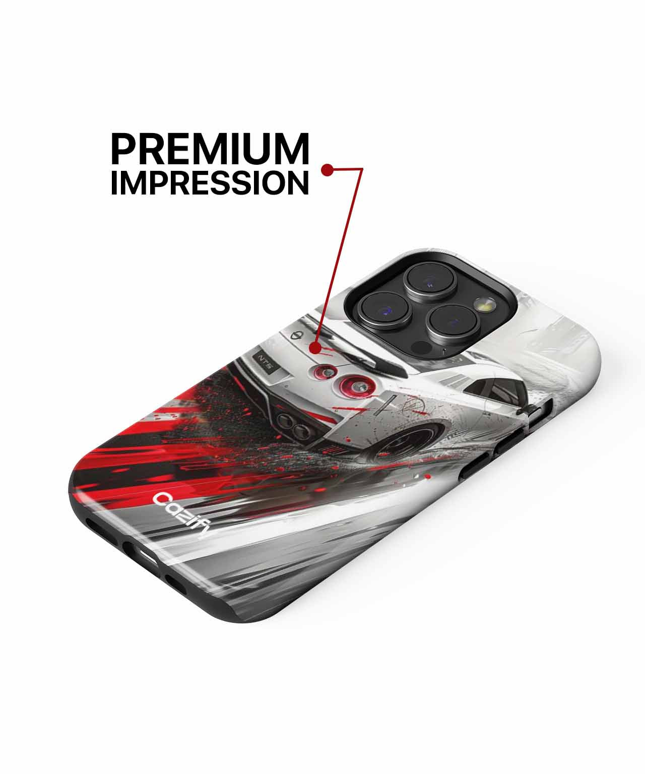 Swift Silver Speed Racer iPhone case Case Cazify - Delivery Canada