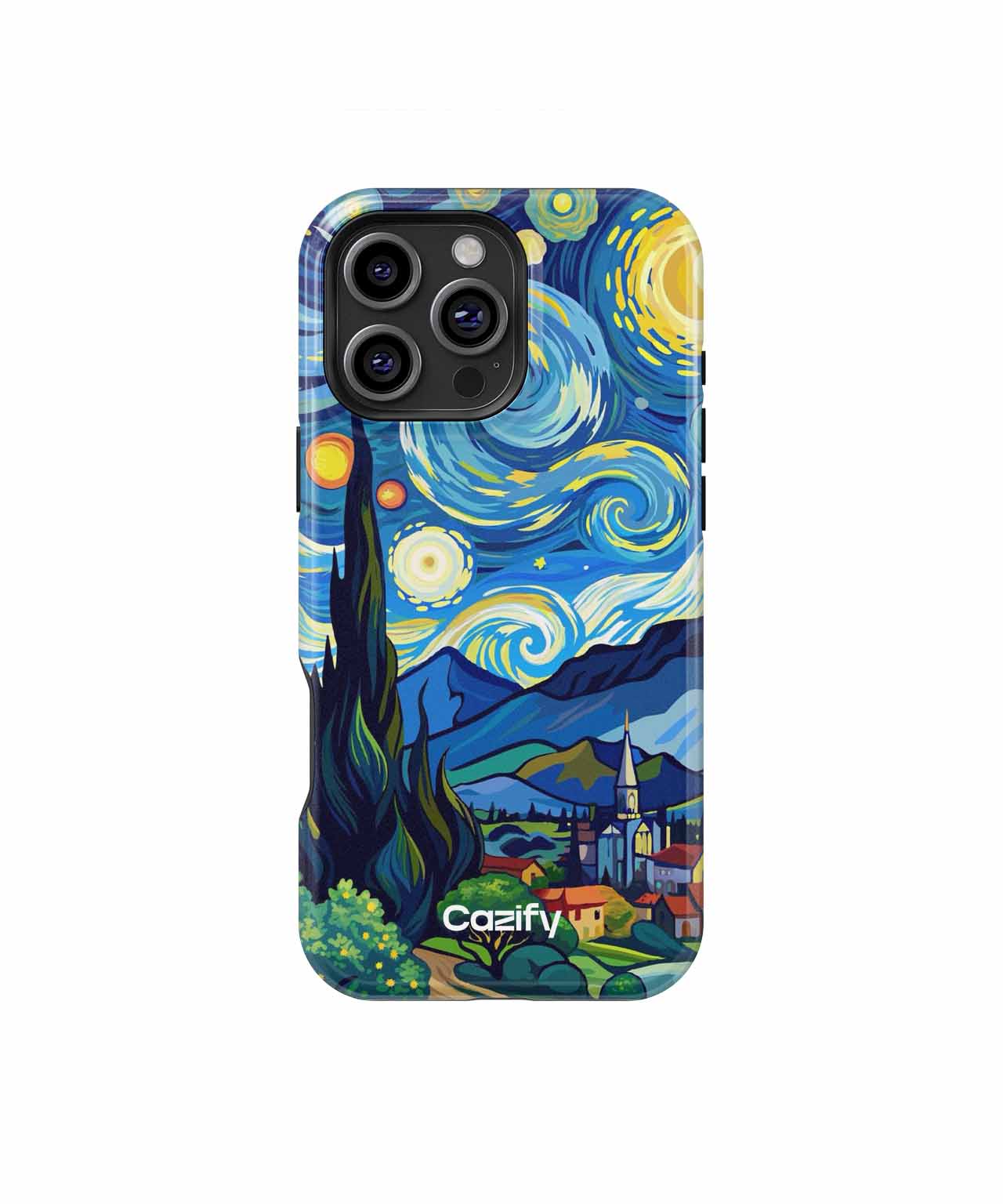 Swirling Stars and Dreamy Nights iPhone case Case Cazify - Delivery Canada