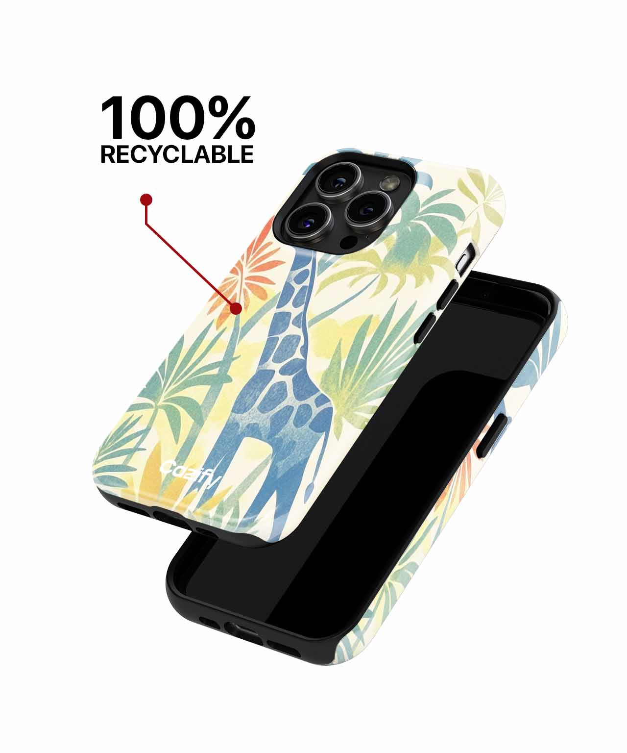Tall Giraffe in a Jungle Wonderland iPhone case Case Cazify - Delivery Canada