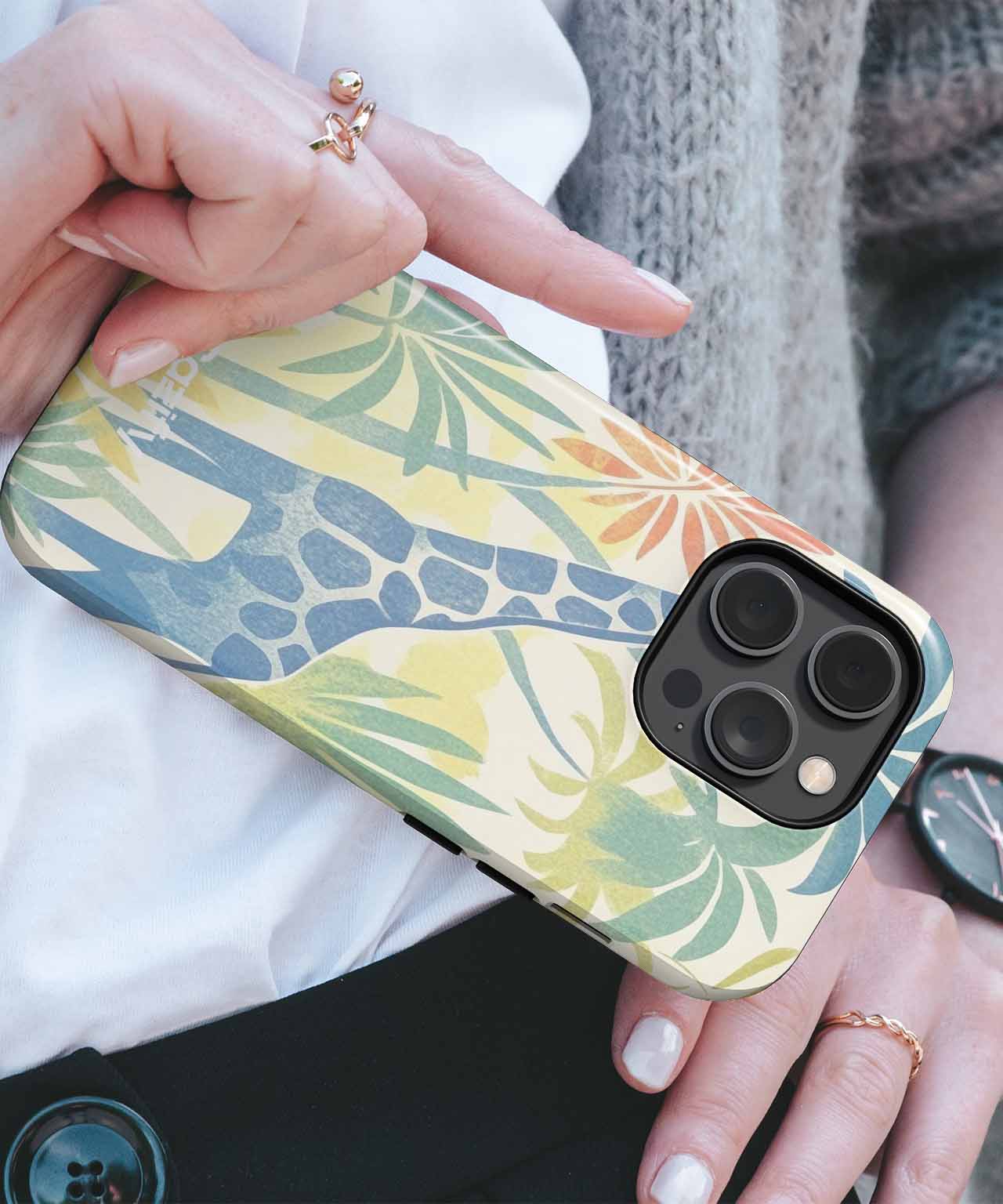 Tall Giraffe in a Jungle Wonderland iPhone case Case Cazify - Delivery Canada