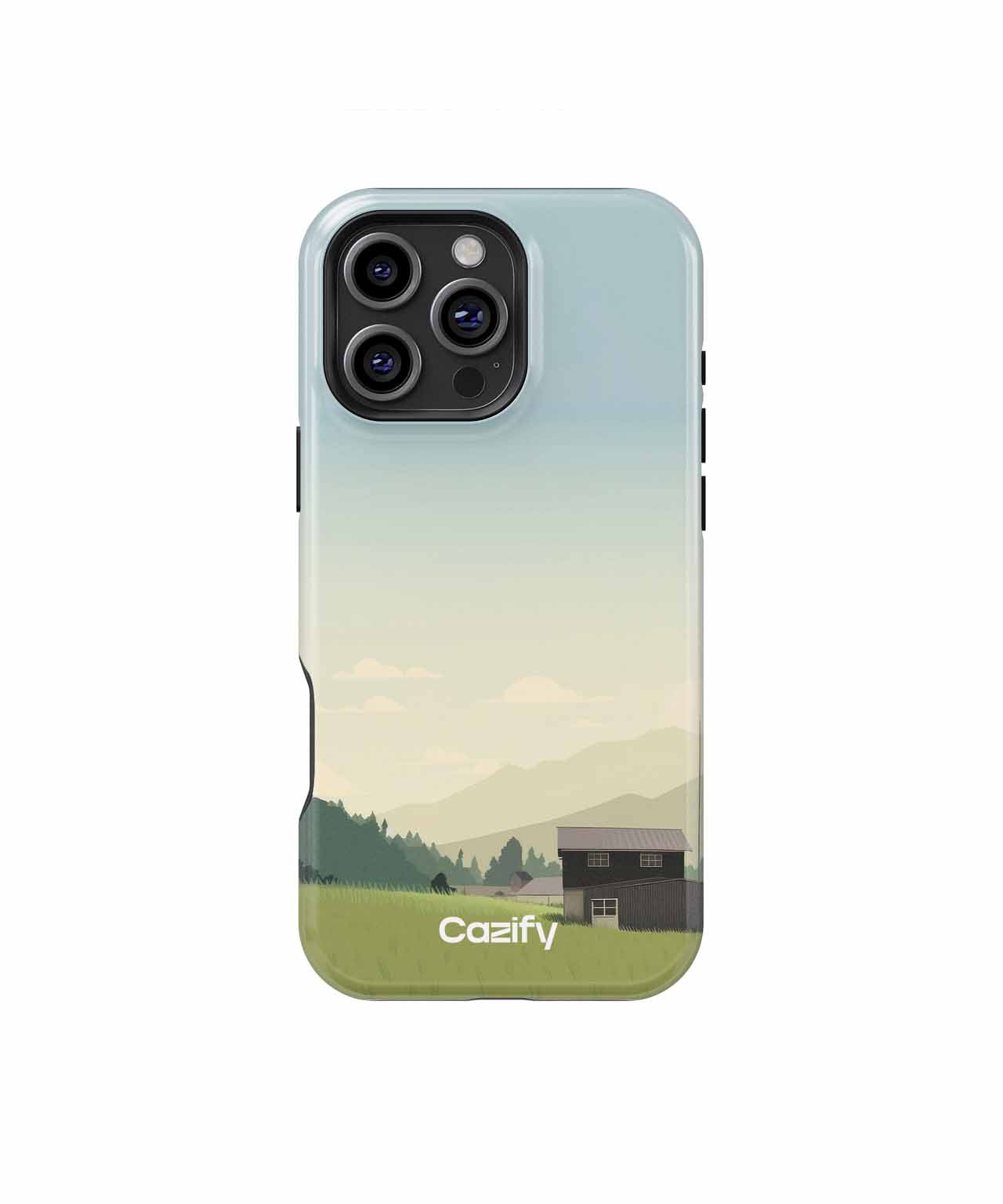 Tranquil Country Escape with Cozy Home iPhone case Case Cazify - Delivery Canada
