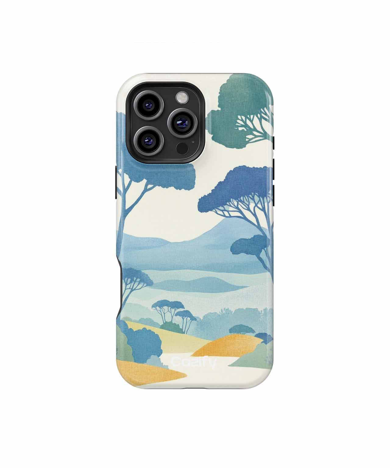 Tranquil Nature Escape with Playful Trees iPhone case Case Cazify - Delivery Canada