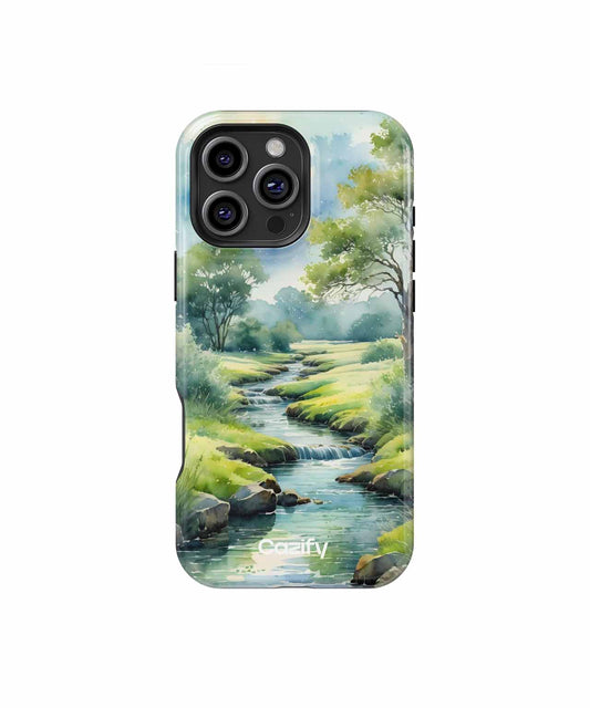Tranquil Stream Dancing with Sunlight iPhone case Case Cazify - Delivery Canada