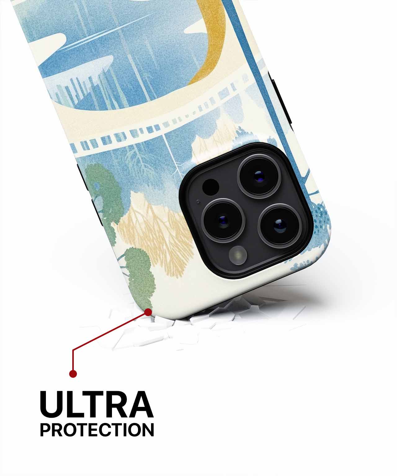 Tranquil Winter Wonderland with a Bridge iPhone case Case Cazify - Delivery Canada