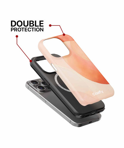Translucent Waves of Peachy Delight iPhone case Case Cazify - Delivery Canada