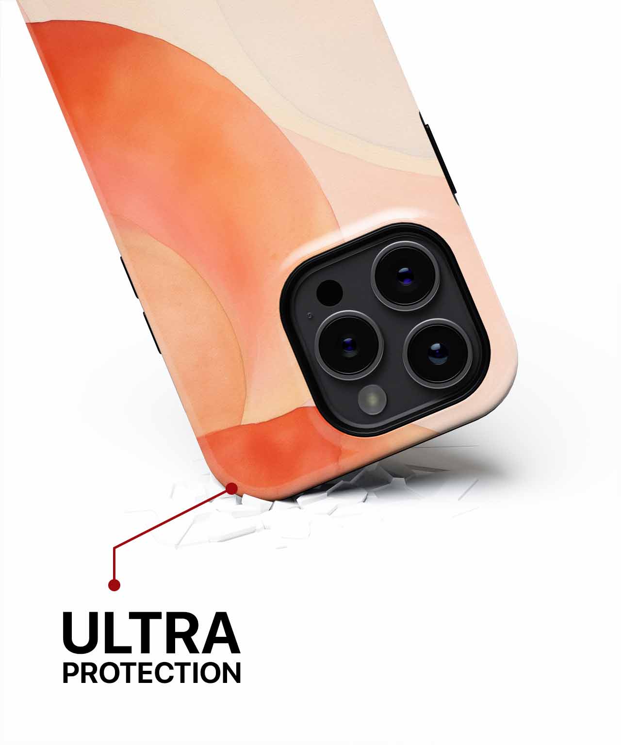 Translucent Waves of Peachy Delight iPhone case Case Cazify - Delivery Canada