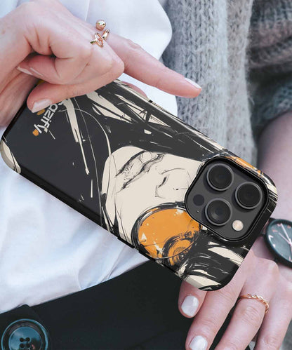 Trendy Lady in Bold Sunglasses iPhone case Case Cazify - Delivery Canada