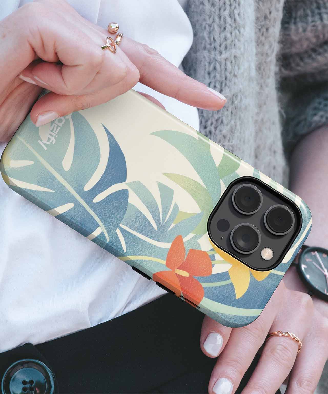 Tropical Blooming Colors Dancing in Sunshine iPhone case Case Cazify - Delivery Canada