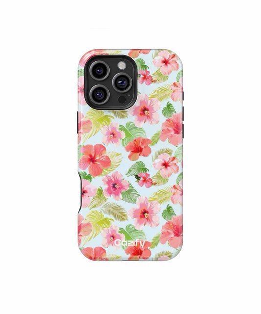 Tropical Fiesta of Vibrant Blooms iPhone case Case Cazify - Delivery Canada