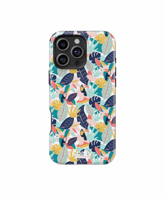Tropical Jungle Fiesta Party Vibes iPhone case Case Cazify - Delivery Canada