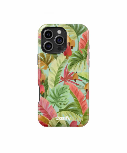 Tropical Paradise Leafy Delight iPhone case Case Cazify - Delivery Canada