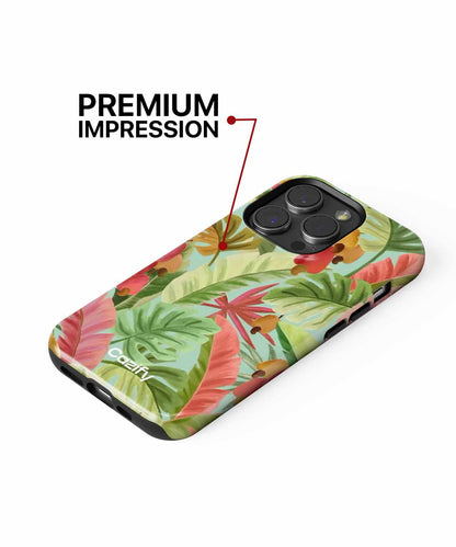 Tropical Paradise Leafy Delight iPhone case Case Cazify - Delivery Canada