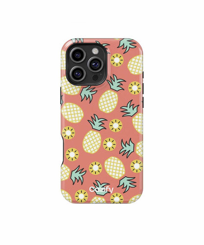 Tropical Pineapple Party Vibes iPhone case Case Cazify - Delivery Canada