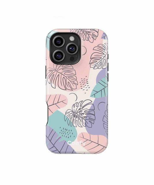 Tropical Vibes with Leafy Fun iPhone case Case Cazify - Delivery Canada