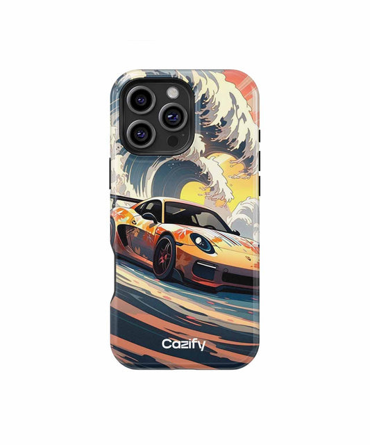Turbocharged Waves of Colorful Fun iPhone case Case Cazify - Delivery Canada