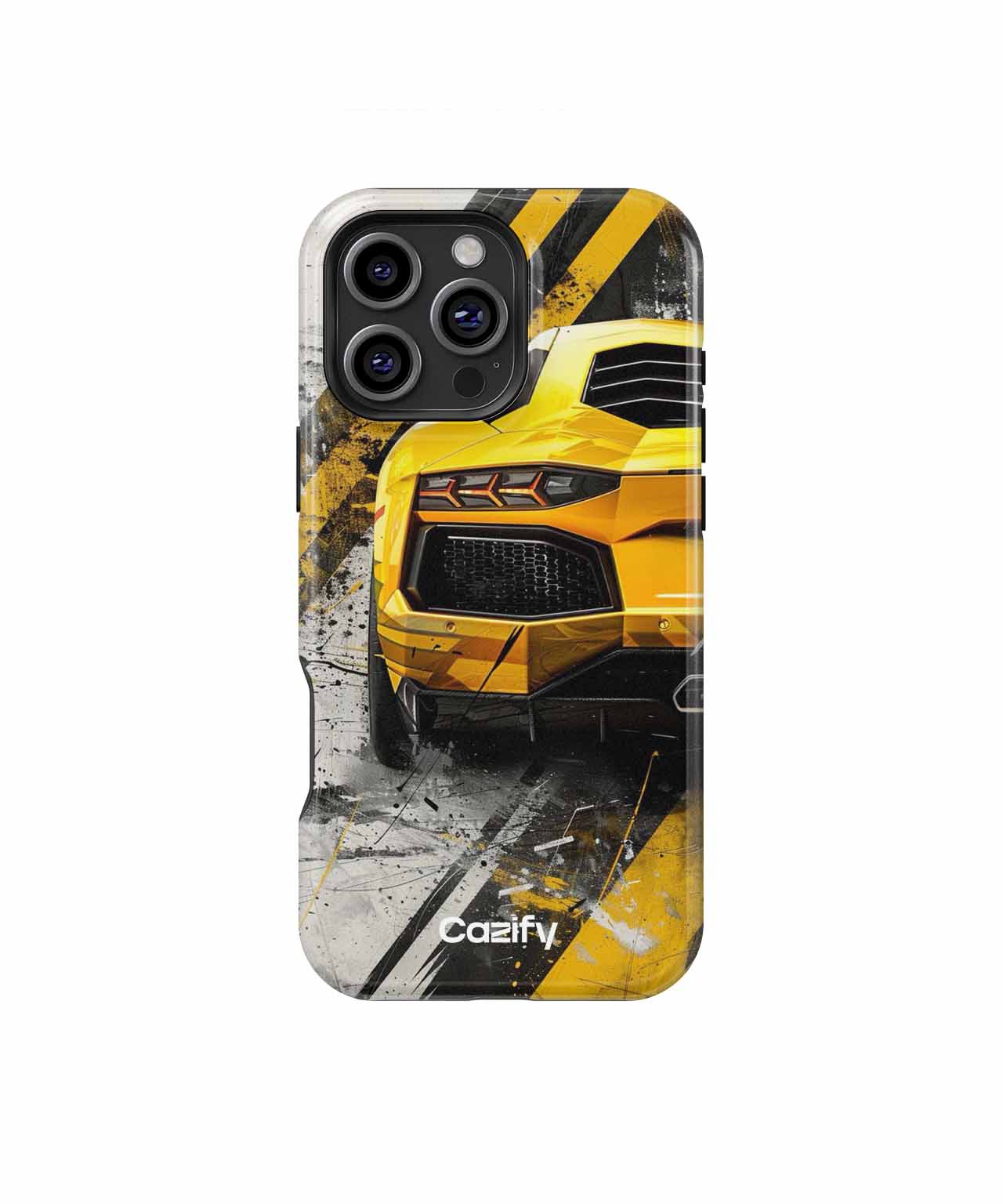 Turbocharged Yellow Speed Machine iPhone case Case Cazify - Delivery Canada