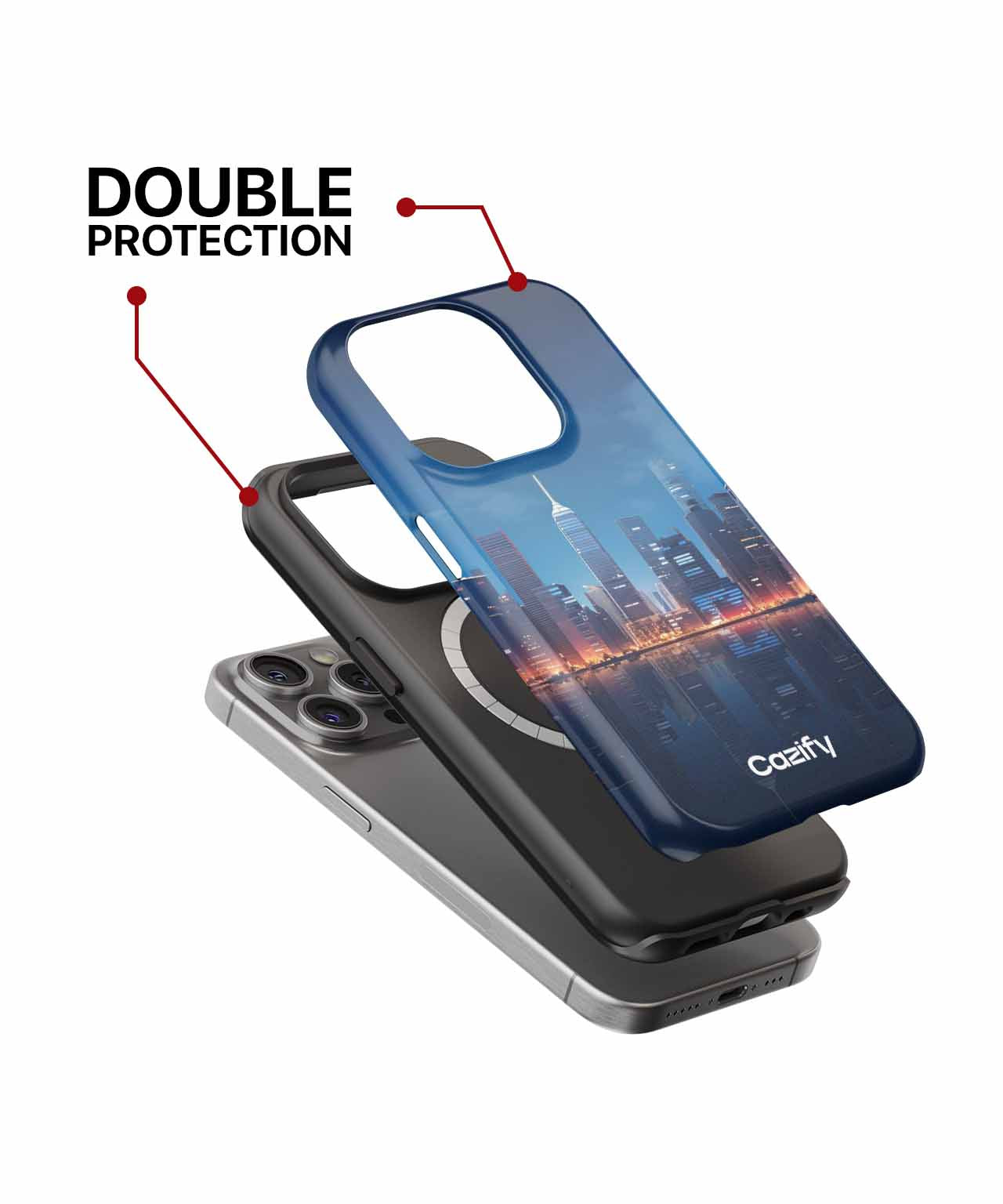 Twinkling City Lights Shine Bright iPhone case Case Cazify - Delivery Canada