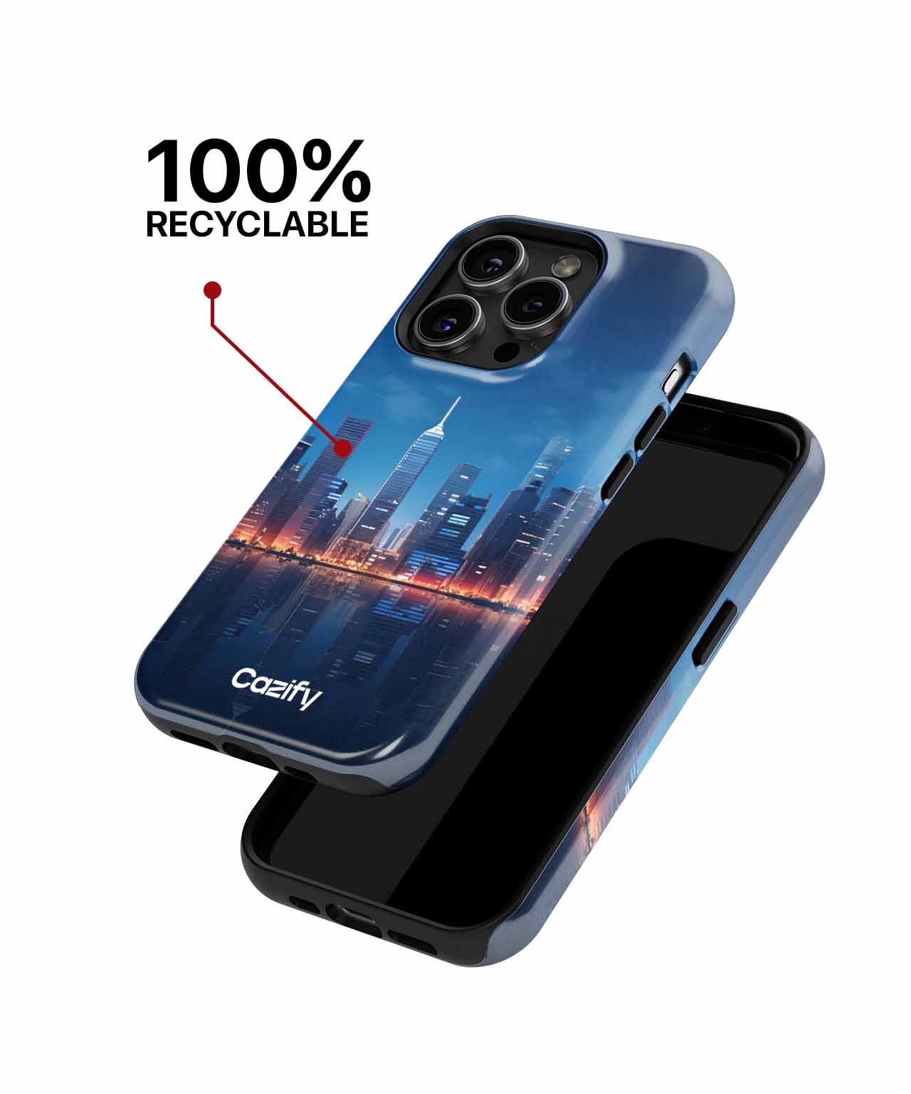 Twinkling City Lights Shine Bright iPhone case Case Cazify - Delivery Canada